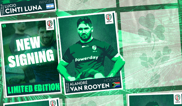 Alandré van Rooyen joins London Irish